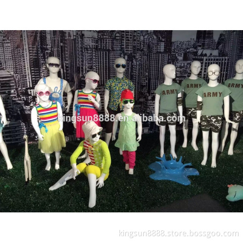Kids body form/full child mannequins/display kids model